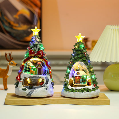 Beleuchtete Weihnachts-Spieluhr mit Musik