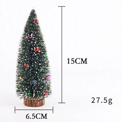 Mini-Weihnachtsbaum aus Kiefernnadeln, beschneit, 10-40cm
