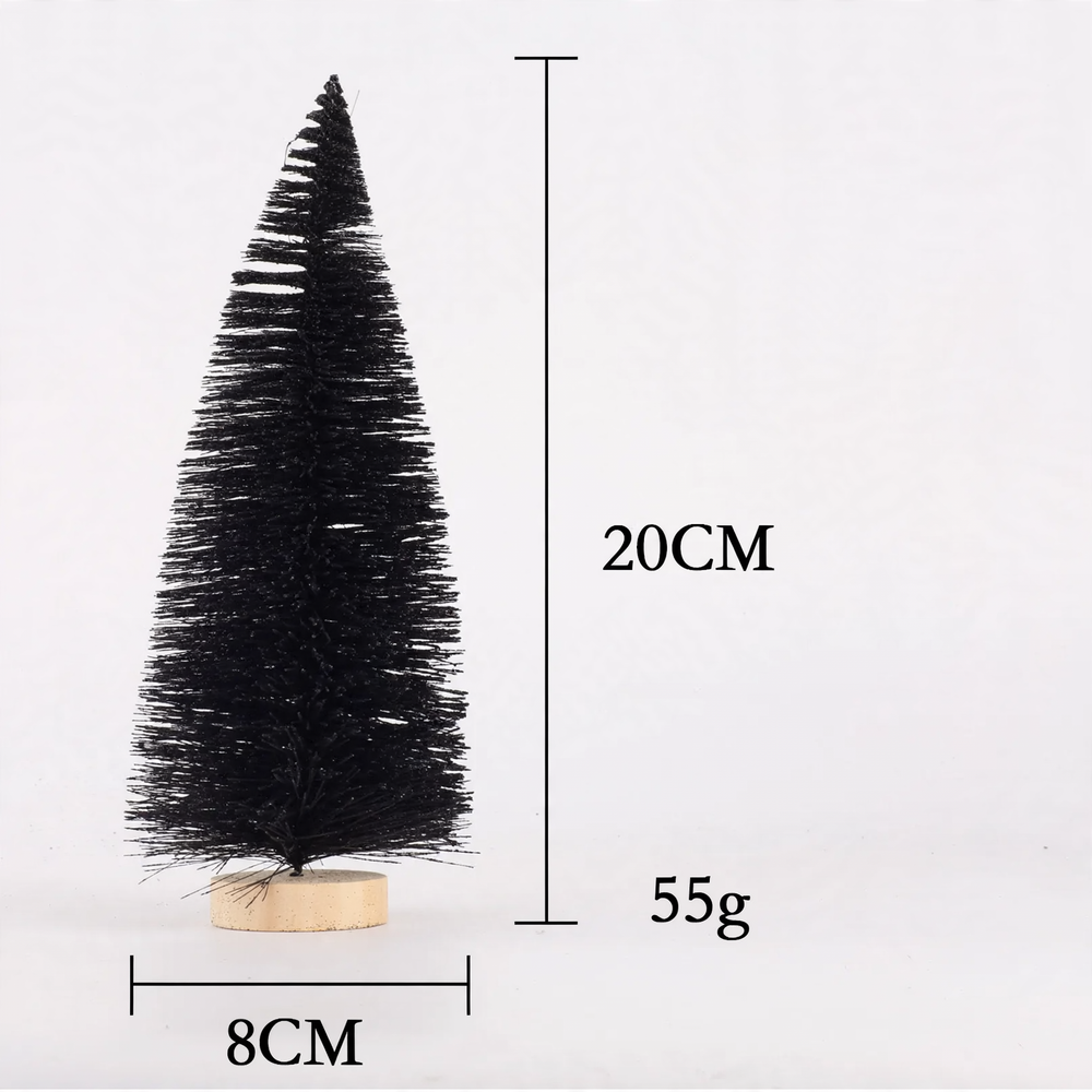 Mini-Weihnachtsbaum aus Kiefernnadeln, verschiedene Farben