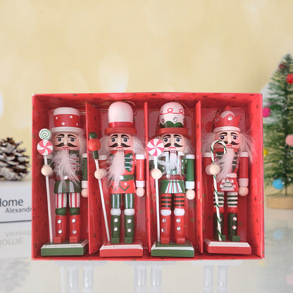 Nussknacker-Soldat aus Holz, 12 cm