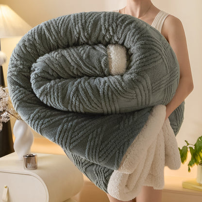 Doppelseitige Kuscheldecke, 200x230cm, weich und dick