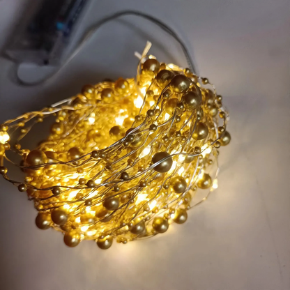 LED-Perlen-Lichterkette für Dekoration
