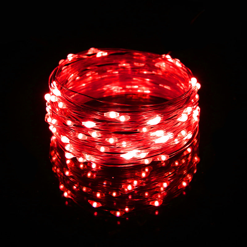 LED-Kupferdraht-Lichterkette für festliche Dekorationen