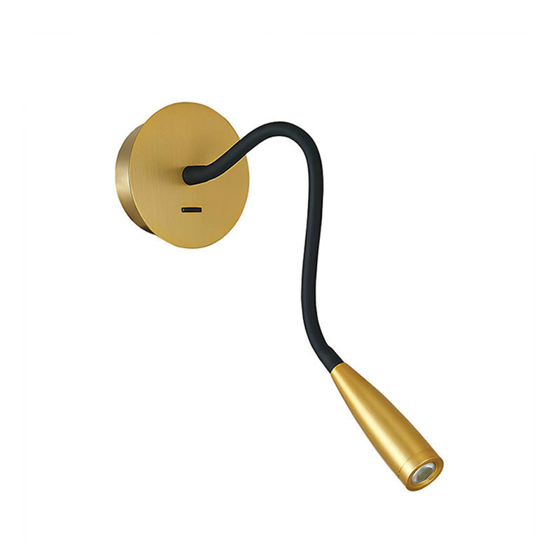 Flexible LED-Wandleuchte mit Schwanenhals