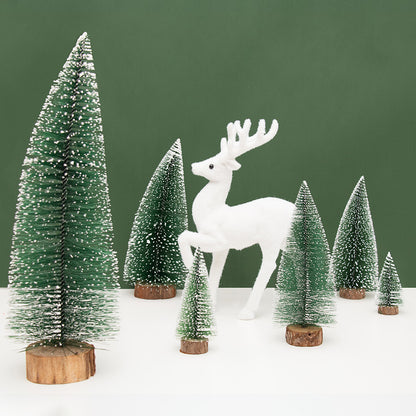 Mini-Weihnachtsbaum mit Kunstschnee, verschiedene Größen