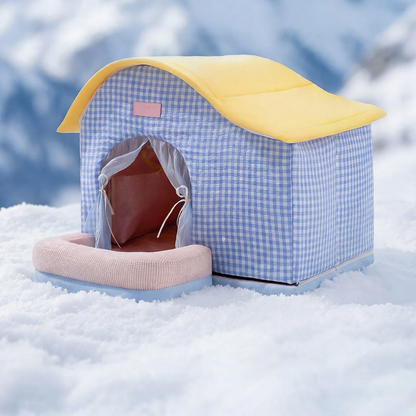 Großes Kühl-Iglu für Hunde, Oxford-Stoff, mit Eisbeutel