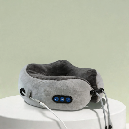 U-förmiges Nackenkissen mit Massagefunktion