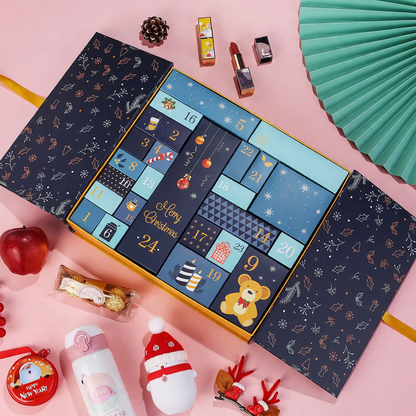 Weihnachts-Adventskalender Leerbox für Geschenke