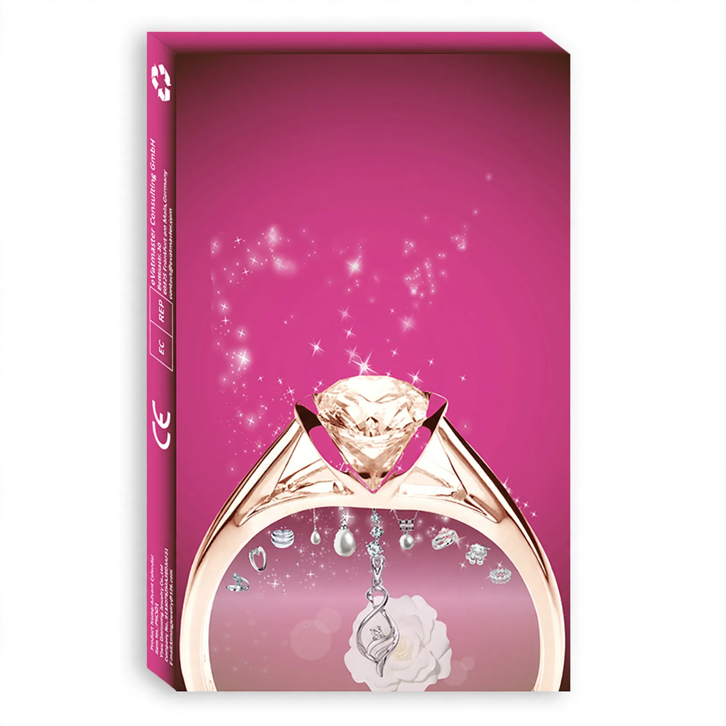 Weihnachts-Adventskalender Schmuck-Überraschungsbox