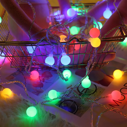 LED-Lichterkette für Innen- und Außenbereich