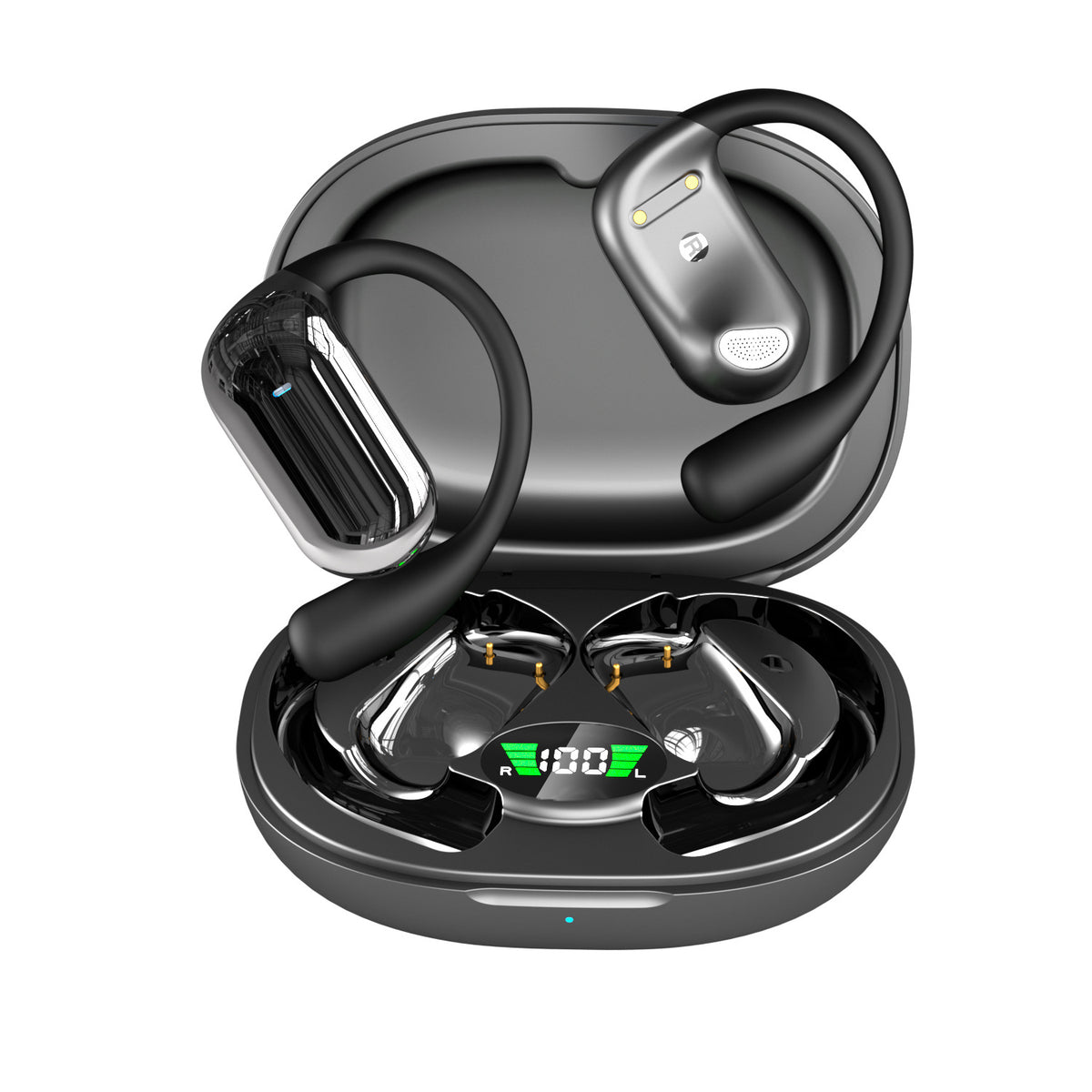 Bluetooth-Ohrhörer zum Aufhängen mit Sprachsteuerung