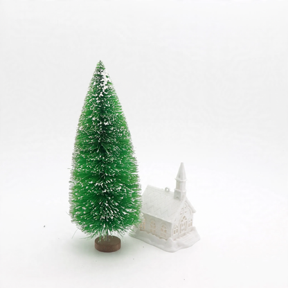 Mini-Weihnachtsbaum aus Sisal, verschiedene Farben und Größen