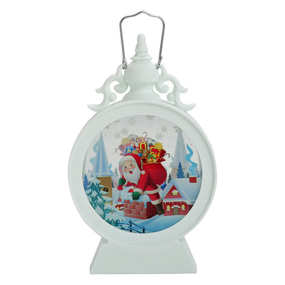 Dekorative LED-Laterne mit Weihnachtsmotiv