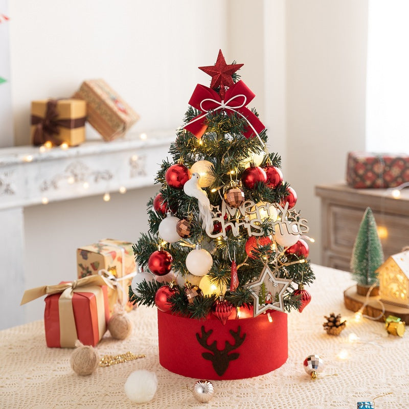 Mini-Weihnachtsbaum-Set mit Beleuchtung