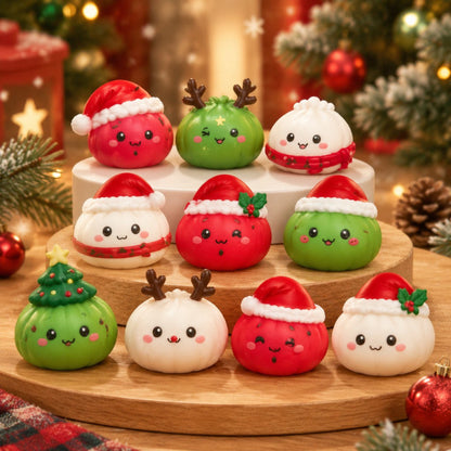 Weihnachts-Adventskalender mit Knetspielzeug