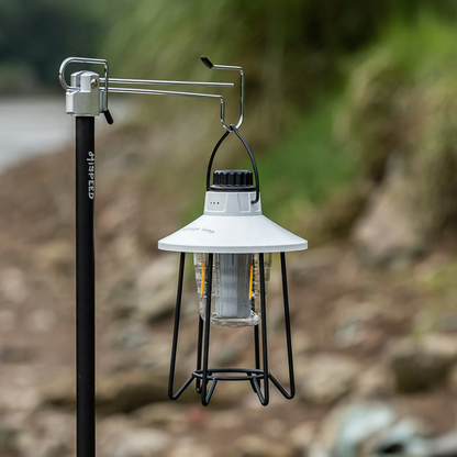 Campinglampe LED, aufladbar, Retro-Design
