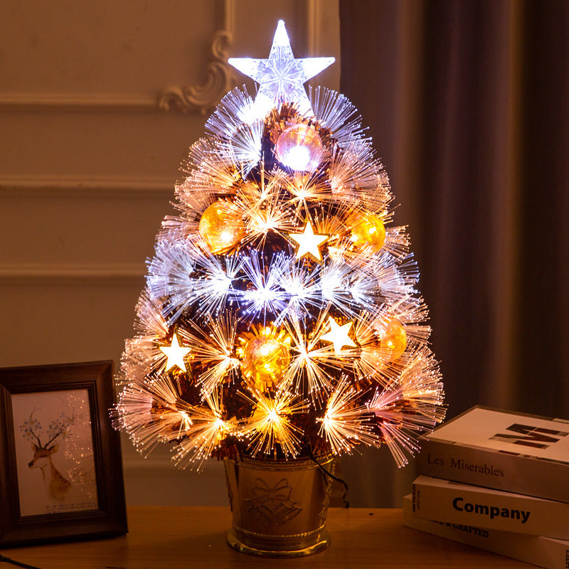 LED-Lichtfaser-Weihnachtsbaum für den Tisch