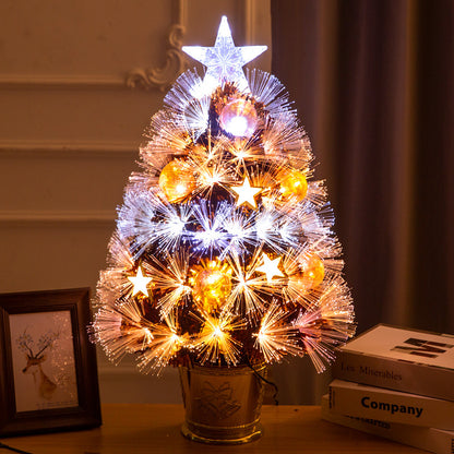LED-Lichtfaser-Weihnachtsbaum für den Tisch