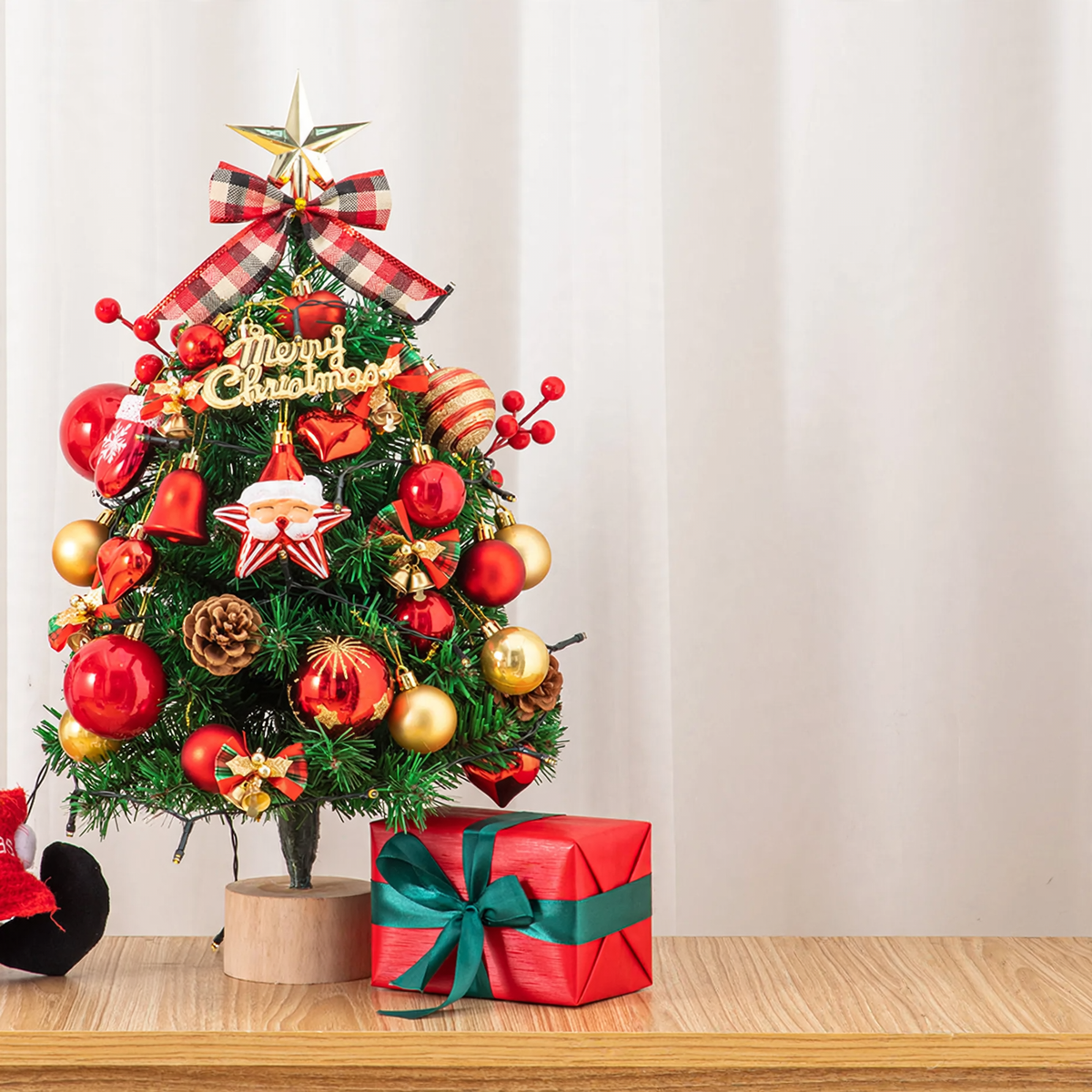 Exklusiver Tisch-Weihnachtsbaum mit Beleuchtung
