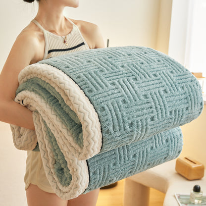 Weiche Korallenfleece-Wohndecke, verschiedene Größen