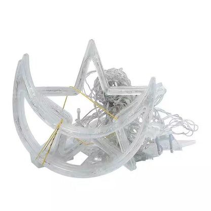 LED-Lichterkette mit Sternen und Monden