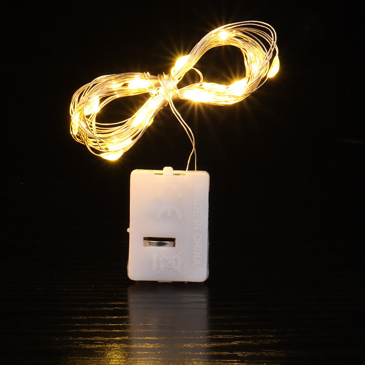 LED-Draht-Lichterkette mit Batteriebetrieb