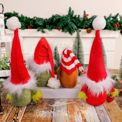 Weihnachts-Wichtel mit Herz-Motiv, Textil