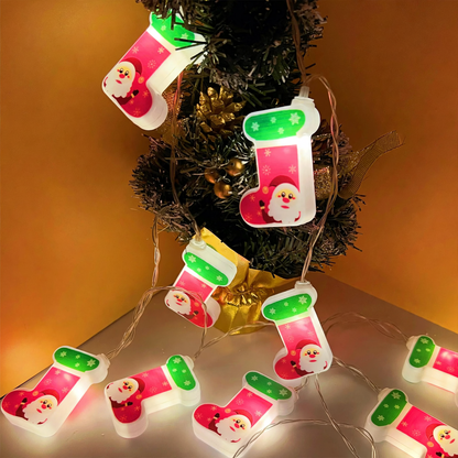 LED-Weihnachts-Lichterkette mit Fernbedienung