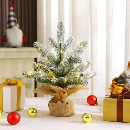 Mini-Weihnachtsbaum aus PE, 35 cm, beschneit