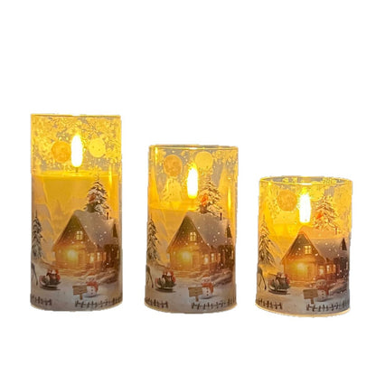 LED-Weihnachtskerzen-Set mit Fernbedienung