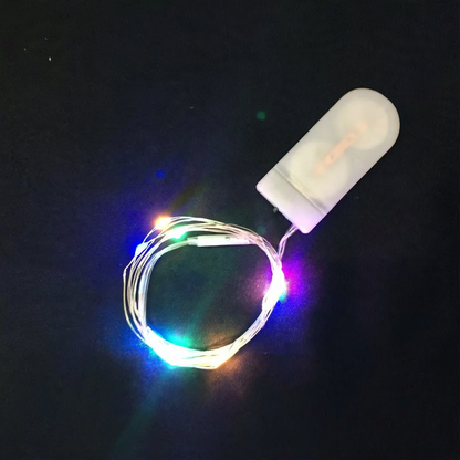 LED-Kupferdraht-Lichterkette mit Batteriebox