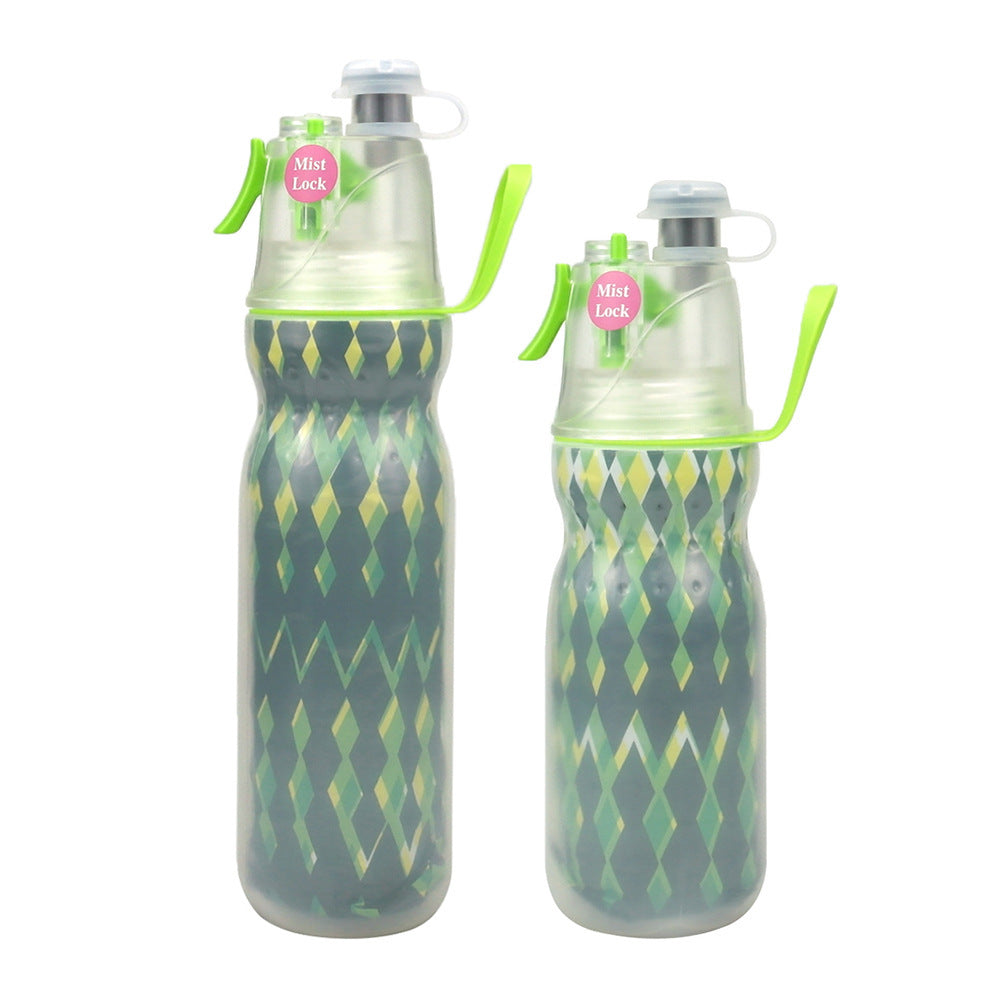 Sporttrinkflasche mit Sprühfunktion, 470–590 ml