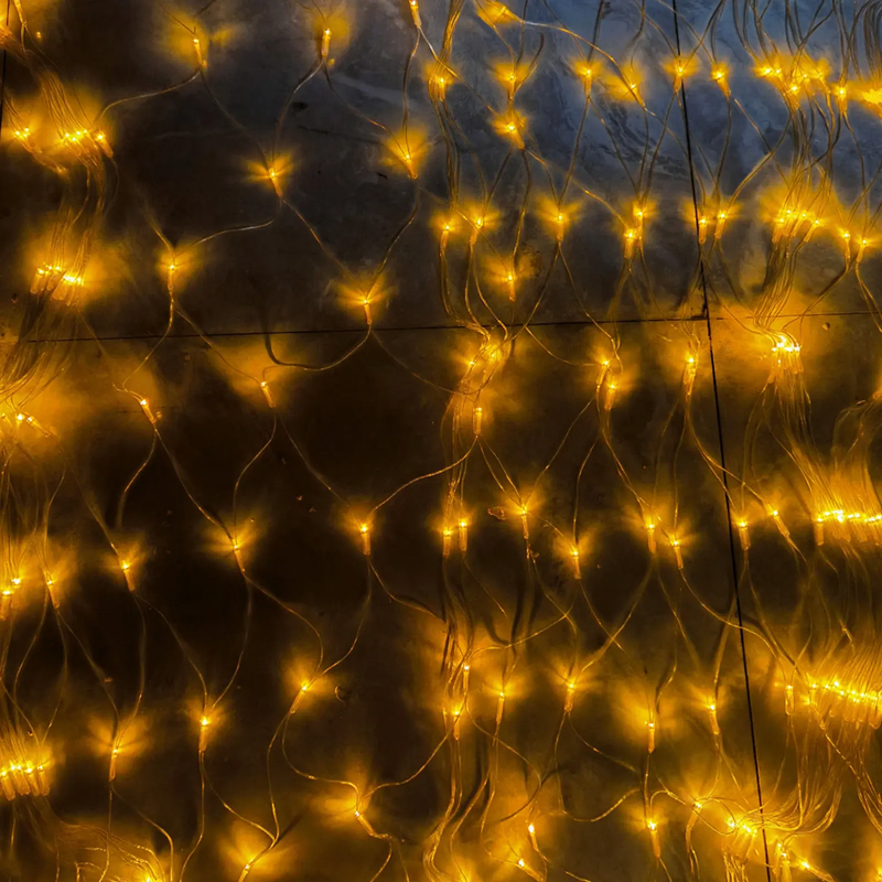 LED-Netzlichterkette für Außenbereiche