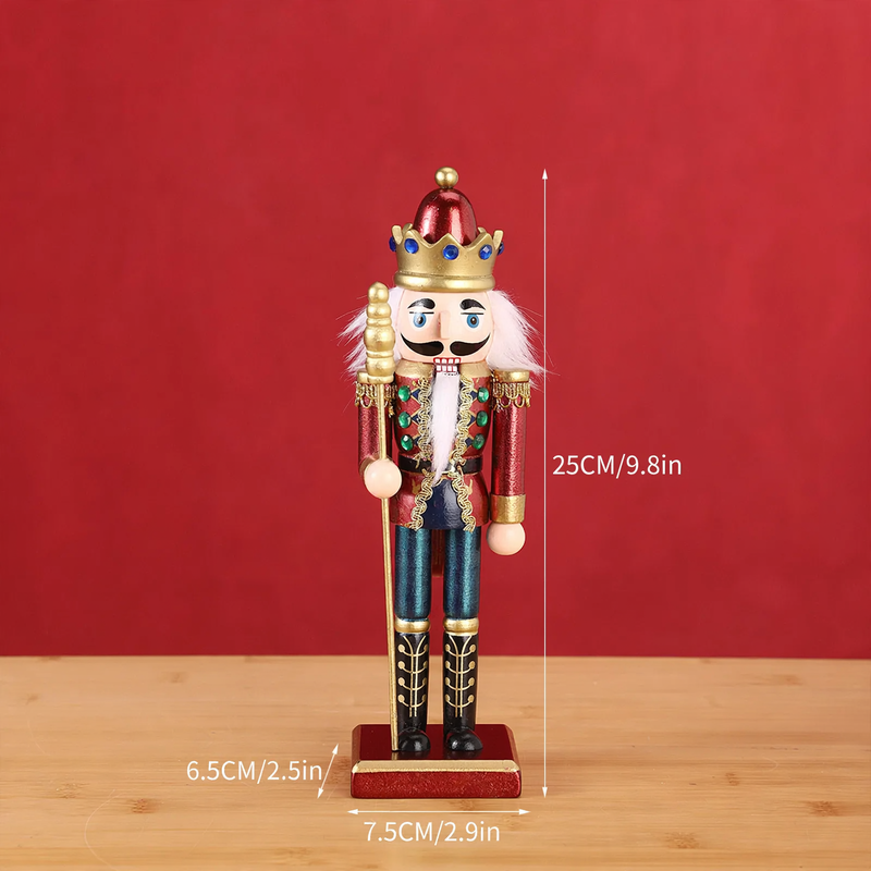 Nussknacker-Figur aus Holz, 25 cm, europäischer Stil