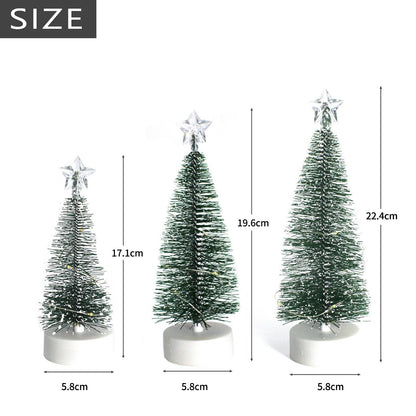 Mini-LED-Weihnachtsbaum-Tischdekoration