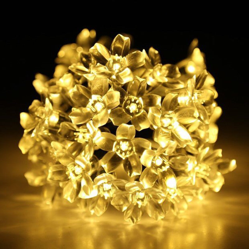 LED-Lichterkette mit Sternen für Innen- und Außenbereich