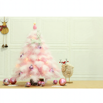 Mini-Weihnachtsbaum mit Dekoration, 45/60 cm, PVC