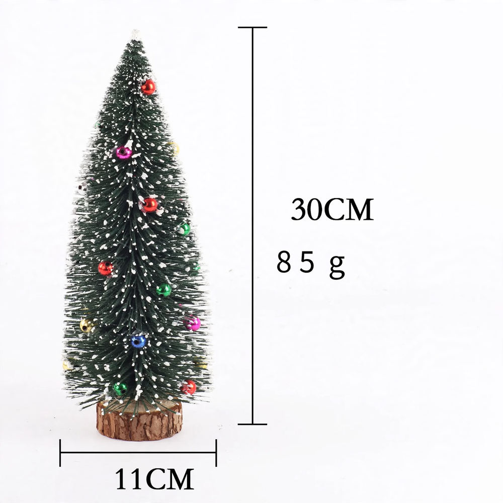 Miniatur-Weihnachtsbaum mit Schnee-Optik
