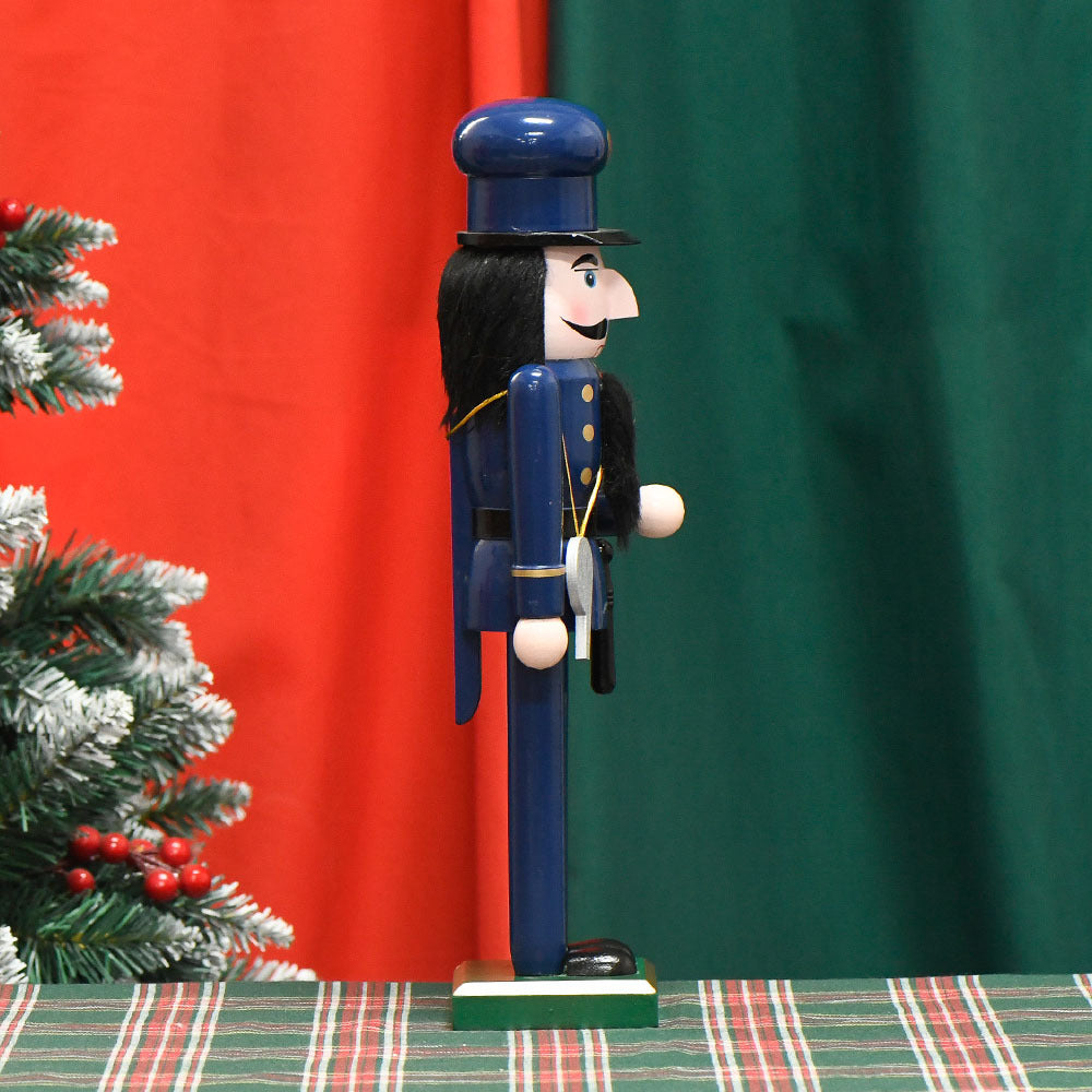 Nussknacker-Figur, 36 cm, Polizist-Design