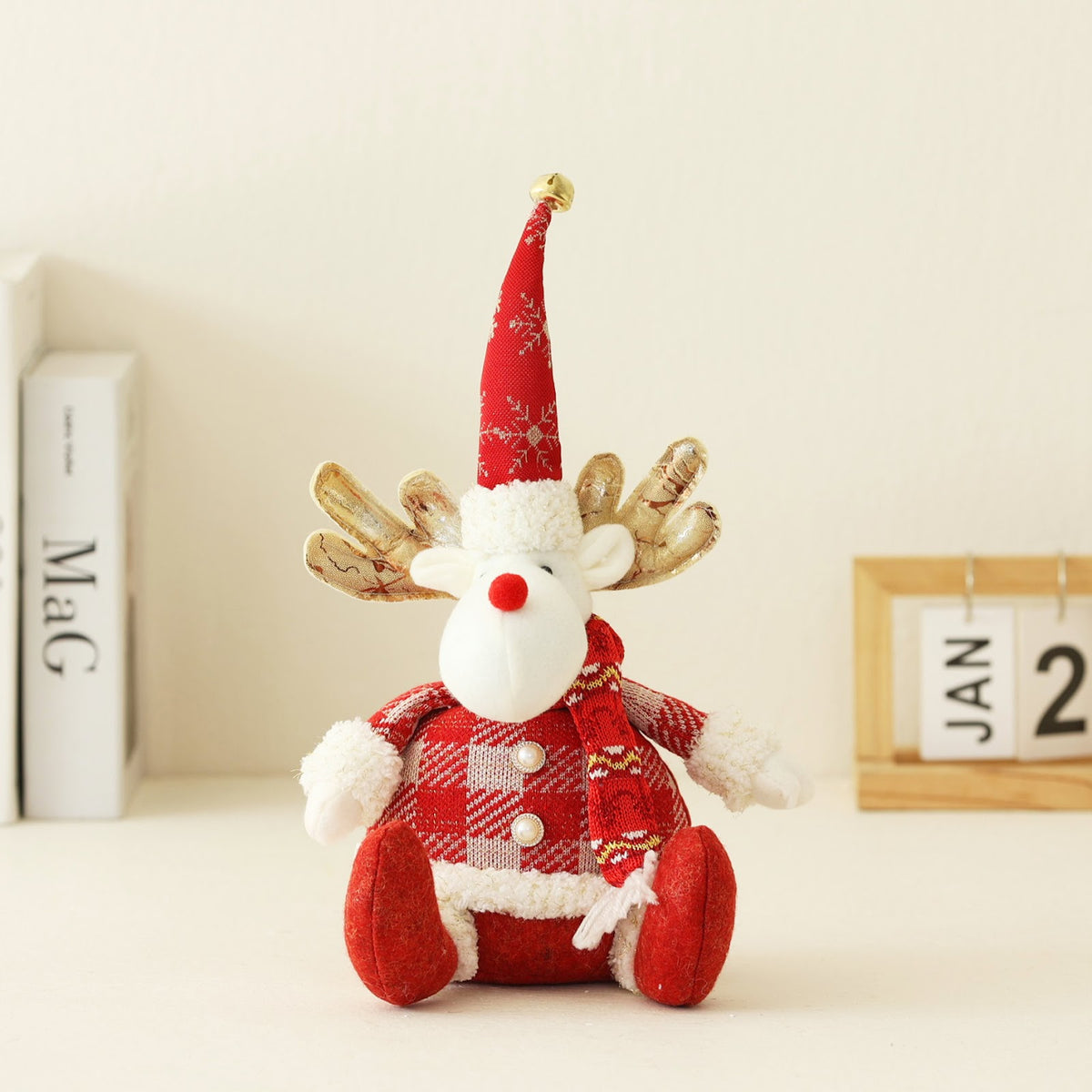 Dekorative Wichtelfigur aus Stoff für Weihnachten