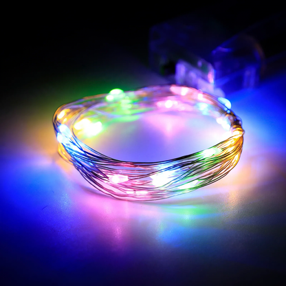 USB-LED-Kupferdraht-Lichterkette mit Fernbedienung