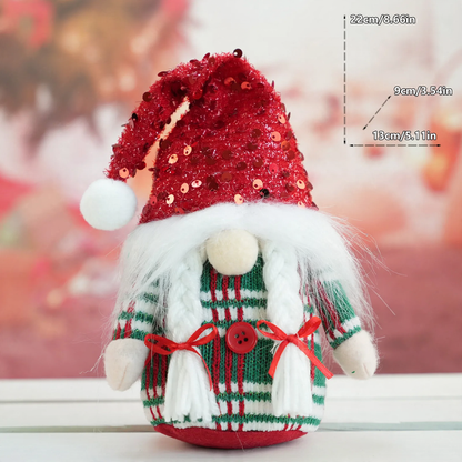 Weihnachts-Wichtel Dekofigur, Vliesstoff
