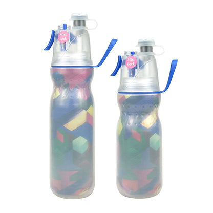 Sporttrinkflasche mit Sprühfunktion, 470–590 ml