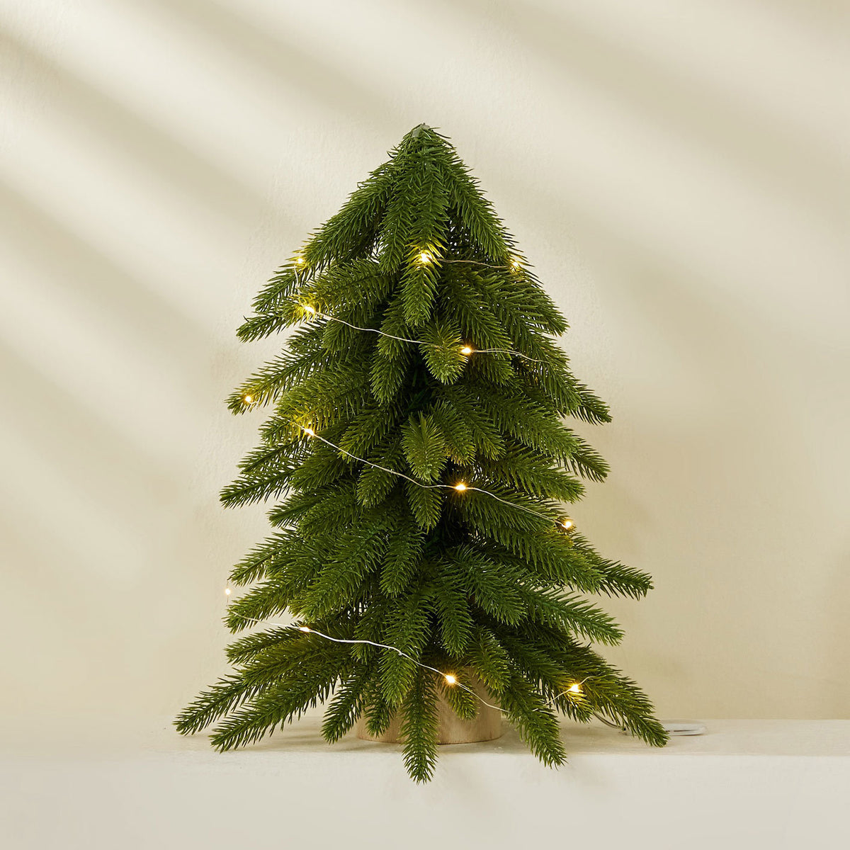 Miniatur-Weihnachtsbaum mit Kunstschnee, 40 cm