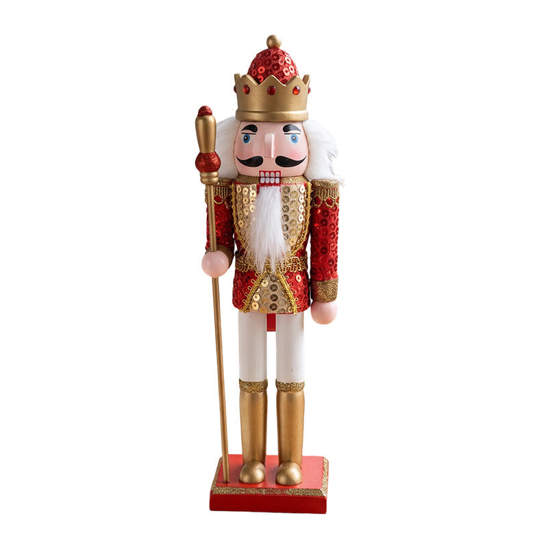 Dekorative Nussknacker-Figur aus Holz, 30 cm