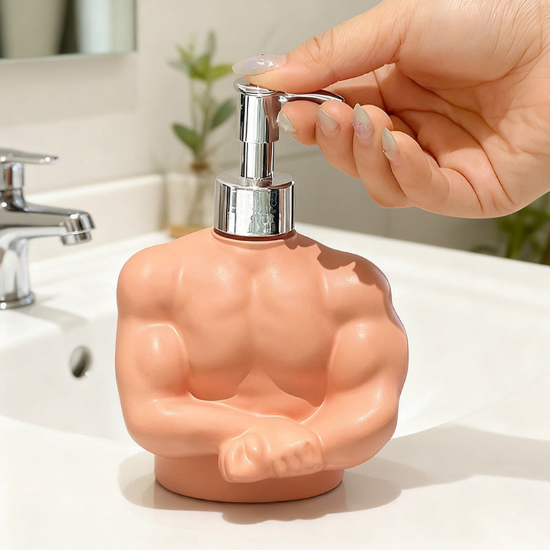 Seifenspender Muskelmann-Form, 200 ml
