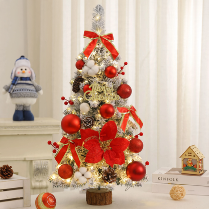 Mini-Weihnachtsbaum mit beflockten Zweigen, 45-75 cm