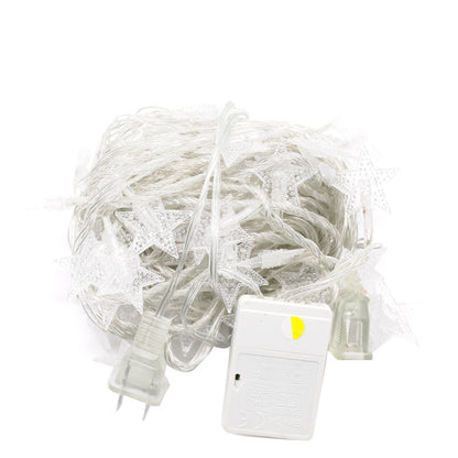 LED-Sternen-Lichterkette für festliche Dekoration