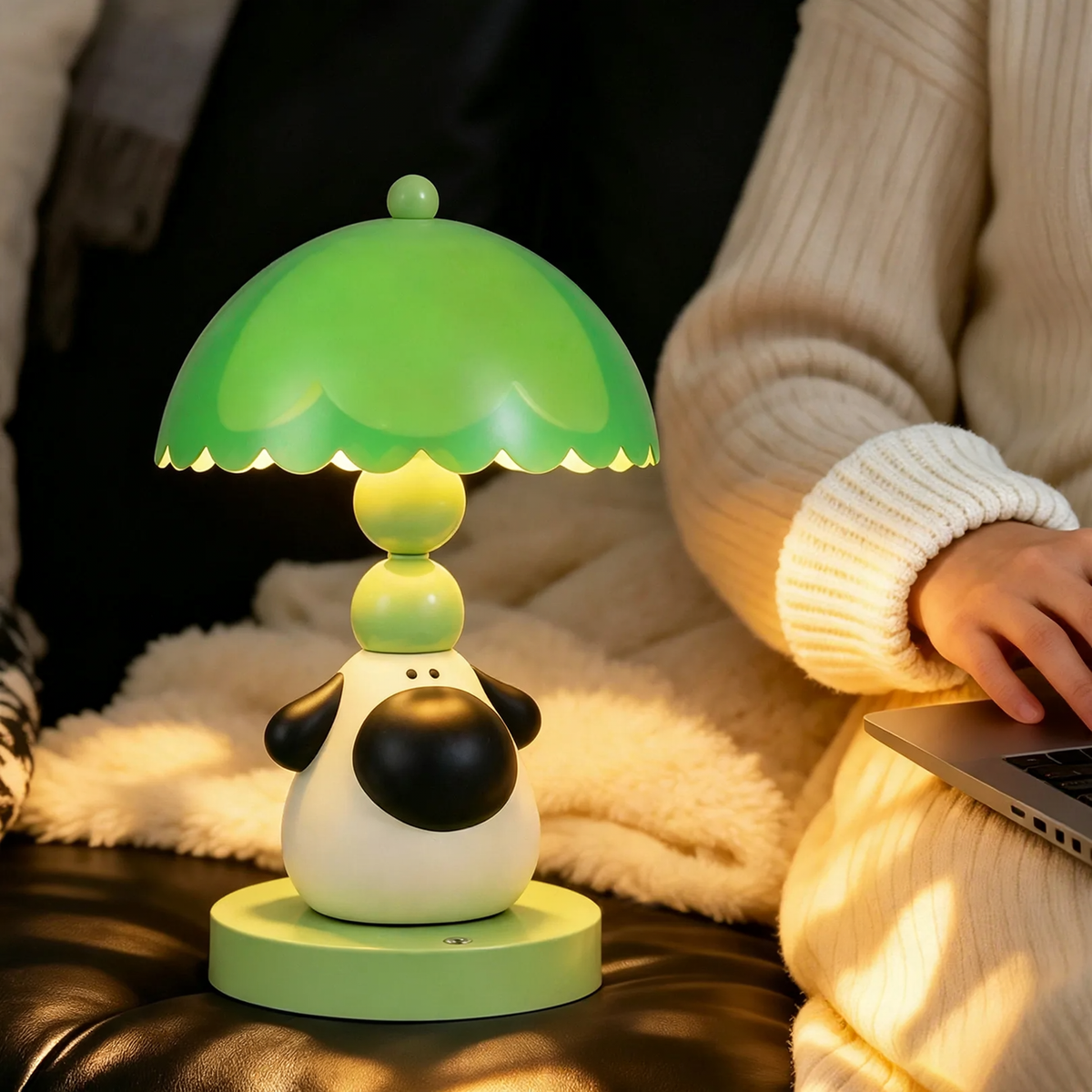 Hund Tischlampe, Cartoon-Design