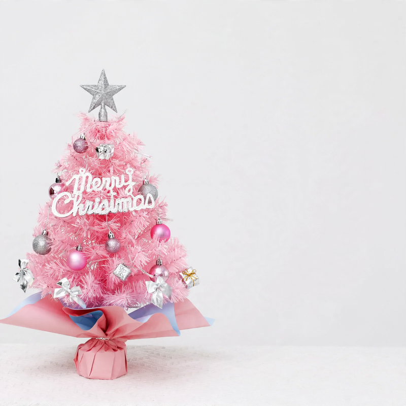 Mini-Weihnachtsbaum mit Dekoration, 45/60 cm, PVC